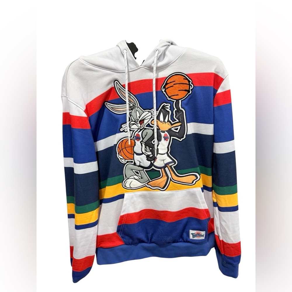 Looney Tunes Bugs & Daffy Striped Hoodie - Multicolor